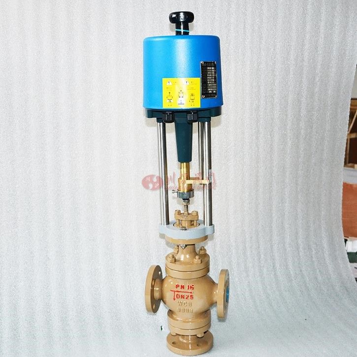 電動三通調節閥實物圖